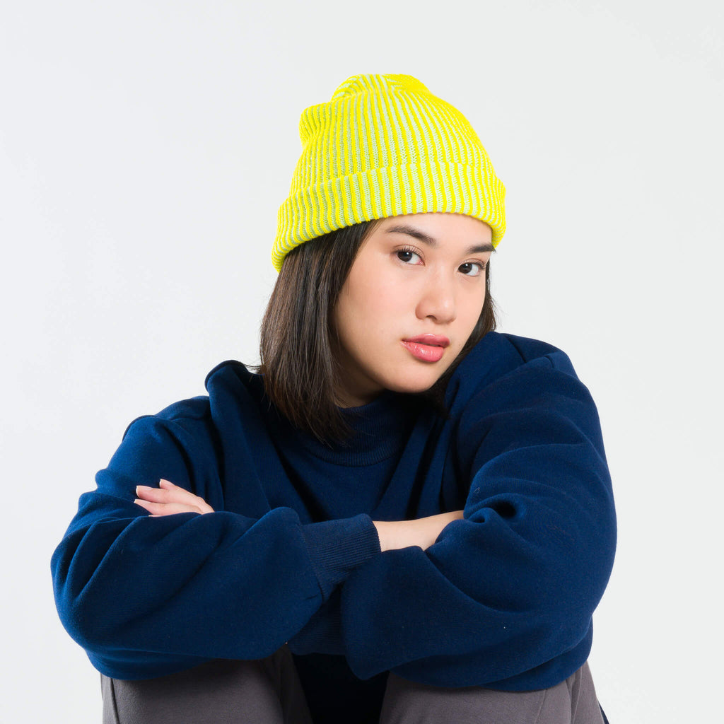 Simple Rib Knit Beanie