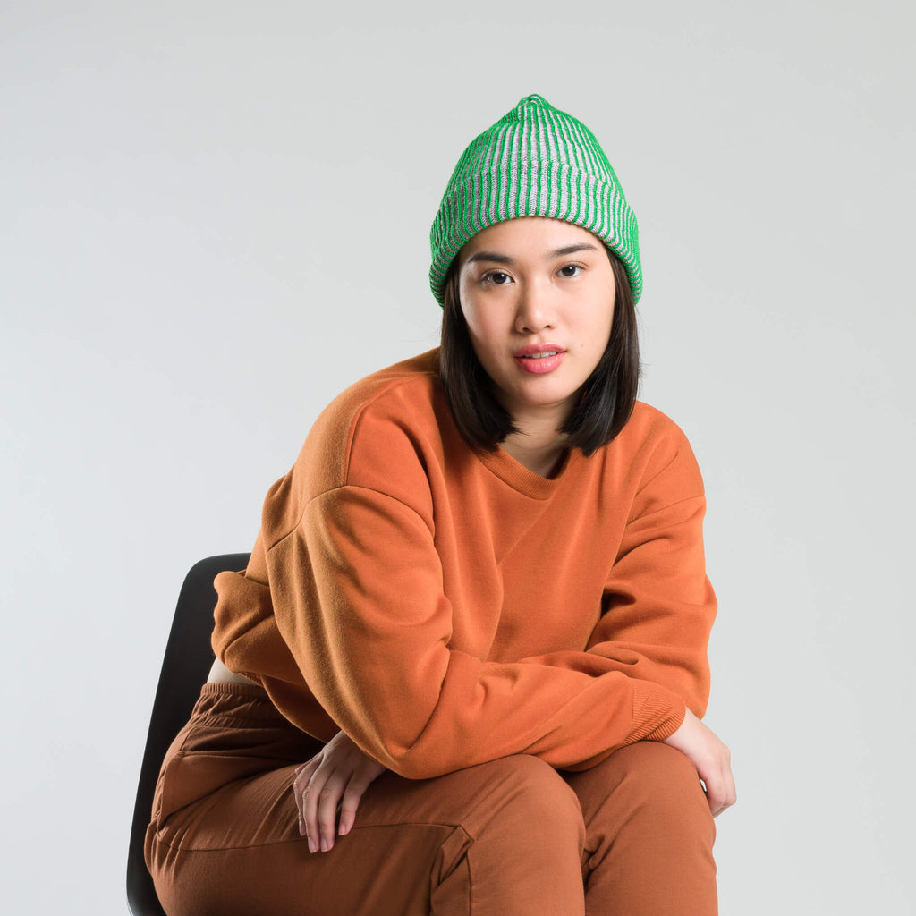 Simple Rib Knit Beanie