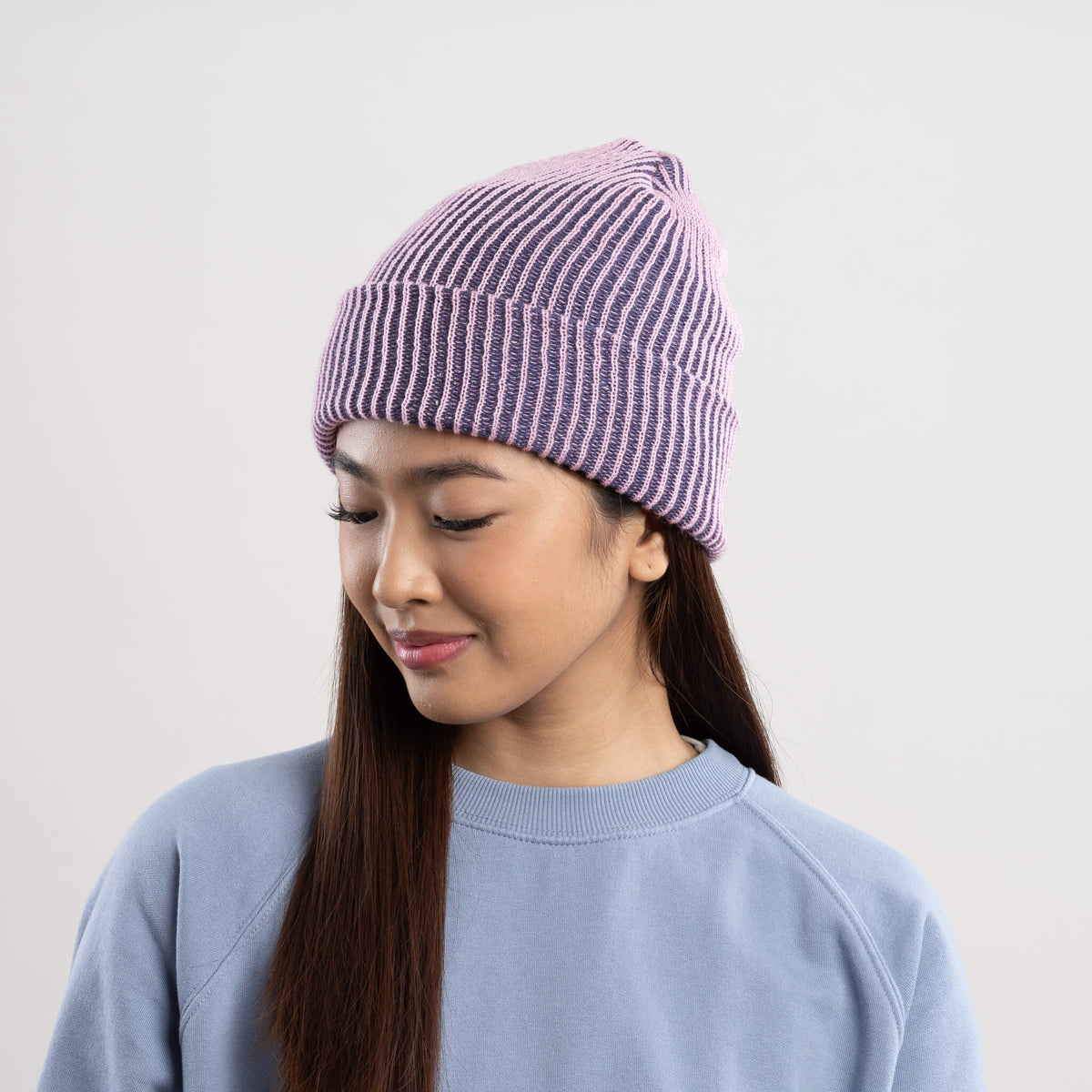 Simple Rib Knit Beanie
