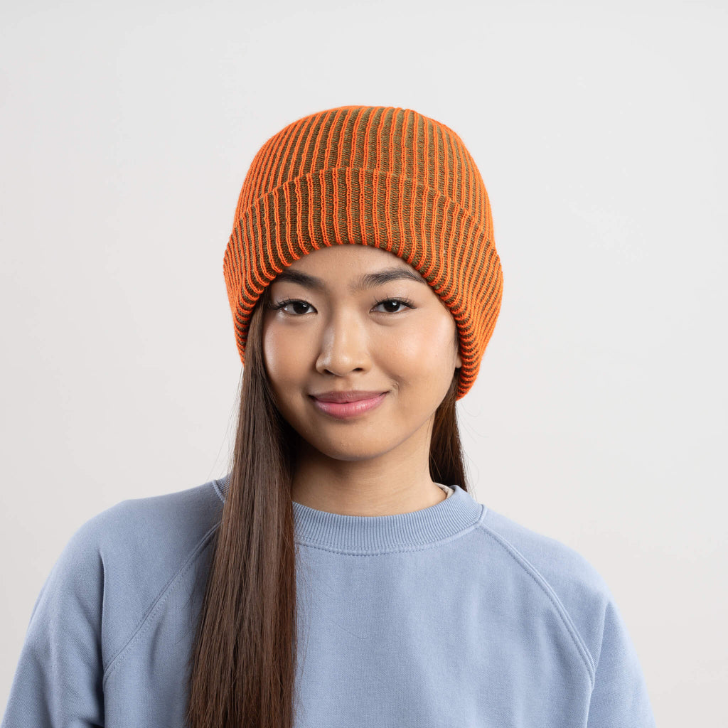 Simple Rib Knit Beanie