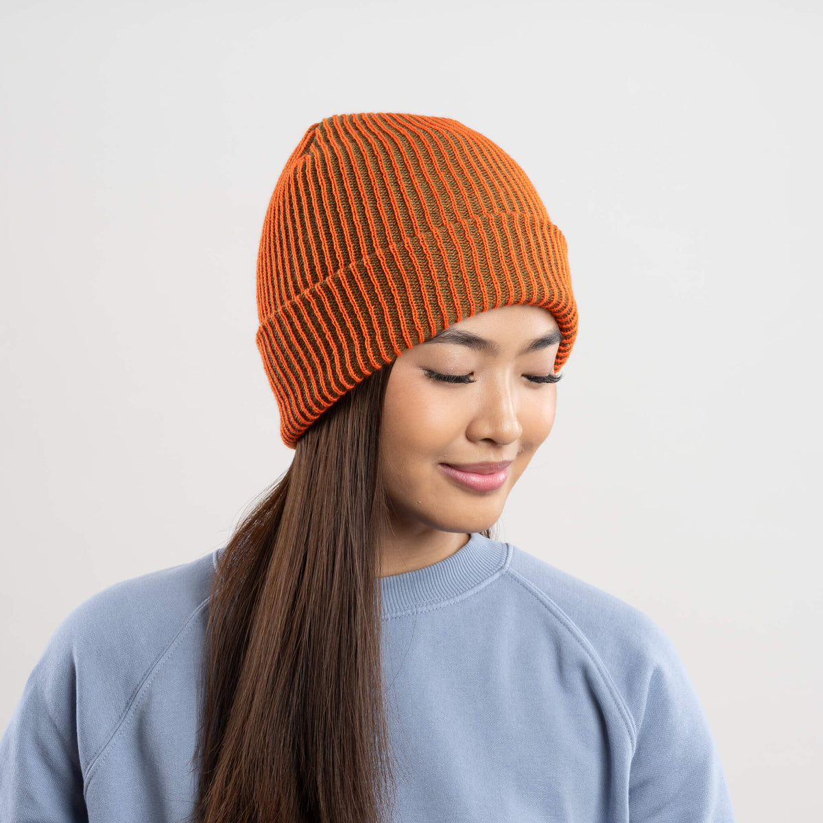Simple Rib Knit Beanie