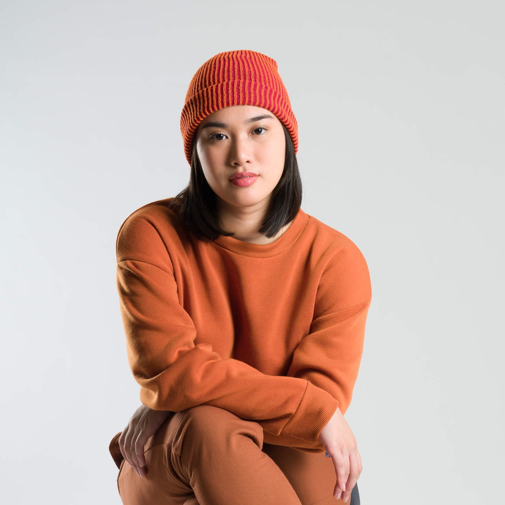 Simple Rib Knit Beanie