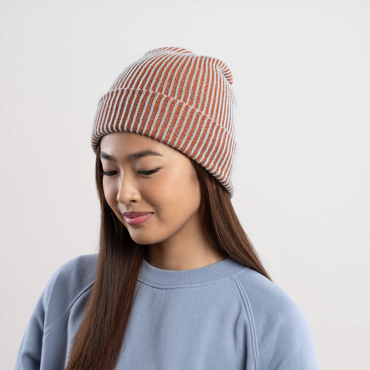 Simple Rib Knit Beanie