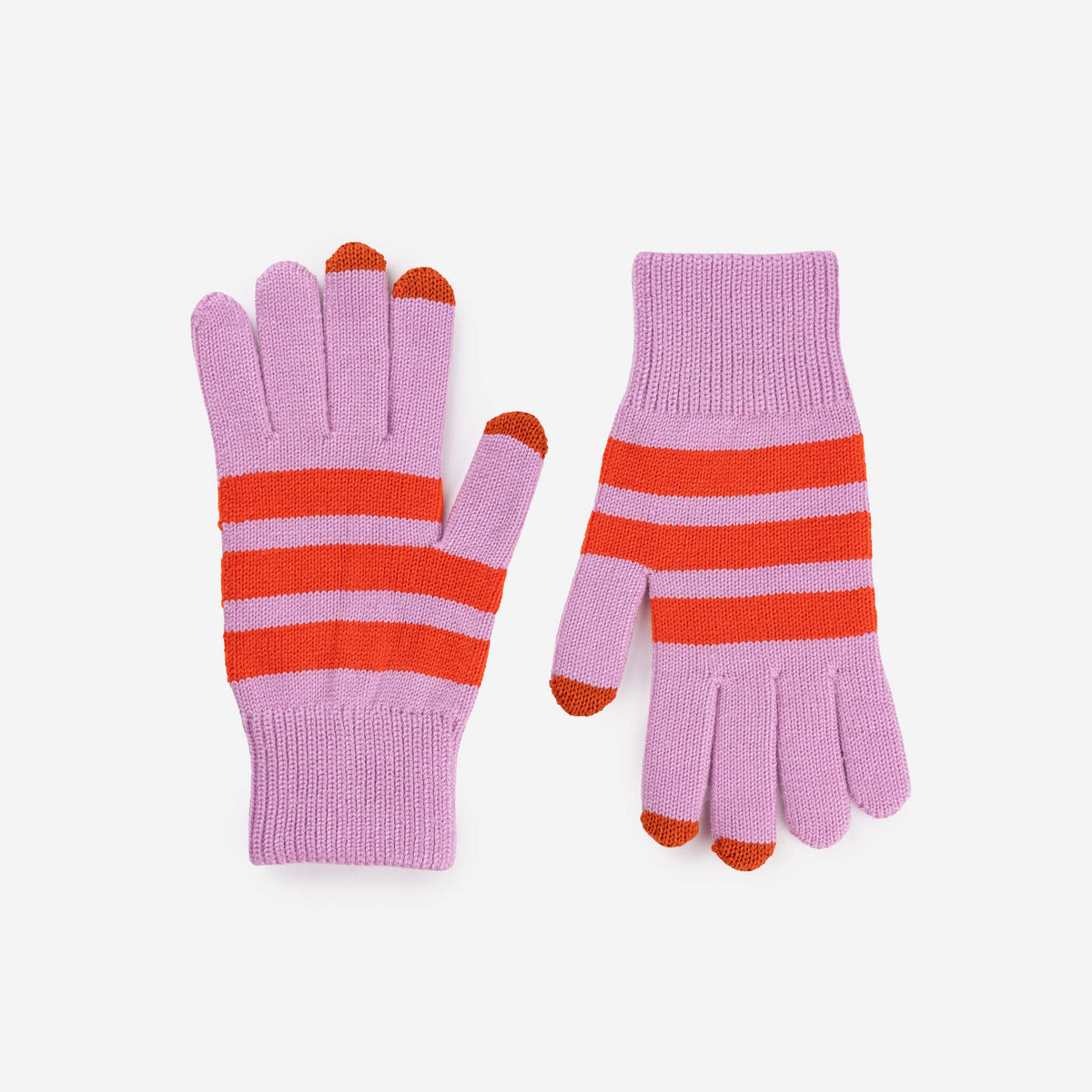 Stripe Touchscreen Gloves