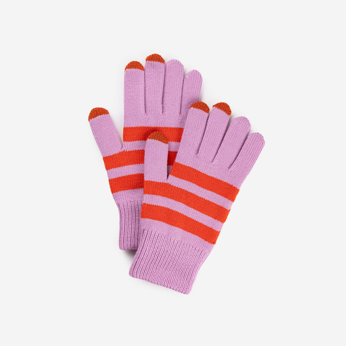 Stripe Touchscreen Gloves