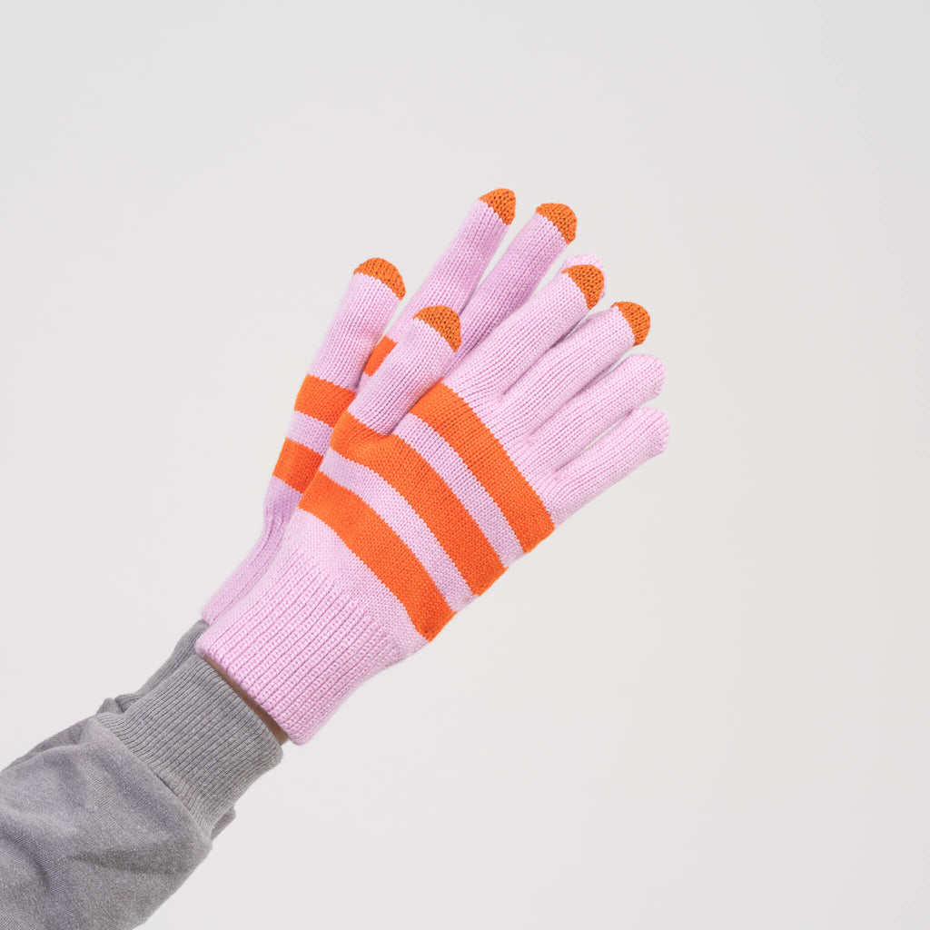 Stripe Touchscreen Gloves